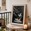 5D DIY Безрамная Жемчужная Картина с Узором Бабочки, Набор для Рисования, Подходит для Домашней Гостиной, Спальни и Другой Настенной Декорации, Художественные Картины