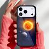 Чехол для телефона Земля Луна Солнце Планета для iPhone 17 16 15 14 13 Pro Max Задняя крышка для 12 11 Pro Coque
