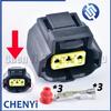 3 Pin female Automobile waterproof SSC Clutch speed sensor plug Generator Connector 184032-1 184034-1 184311-1 For Ford Focus