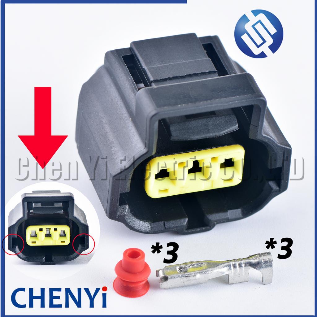 3 Pin female Automobile waterproof SSC Clutch speed sensor plug Generator Connector 184032-1 184034-1 184311-1 For Ford Focus