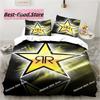 3D Печать Постельное белье с логотипом R-Rockstar Energy Комплекты Пододеяльник Наволочка Односпальный Двуспальный Queen Super King Размеры Комплекты