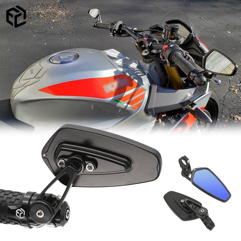 Motorcycle Rearview Side Mirror For Aprilia RSV4 RS125 660 50 Tuono 1100 660 CNC Aluminum HD Glass Moto Accessories