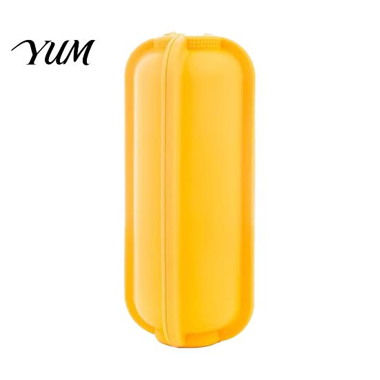Multipurpose Storage Case Food-grade Silicone Taco Holder, Flip-top Buckle Design Burrito School Lunch Accessories Box, Leak-proof Food Handling
