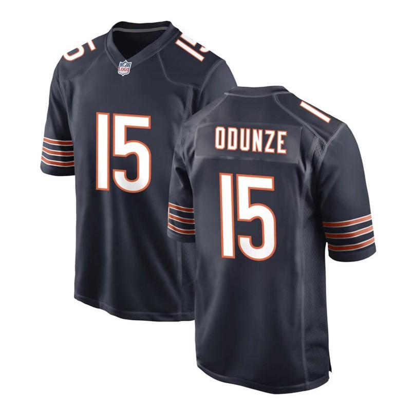 Chicago Bears Football Jersey - 15 Odunze 18 Williams 85 Kmet Mens Womens Youth Sports Uniform