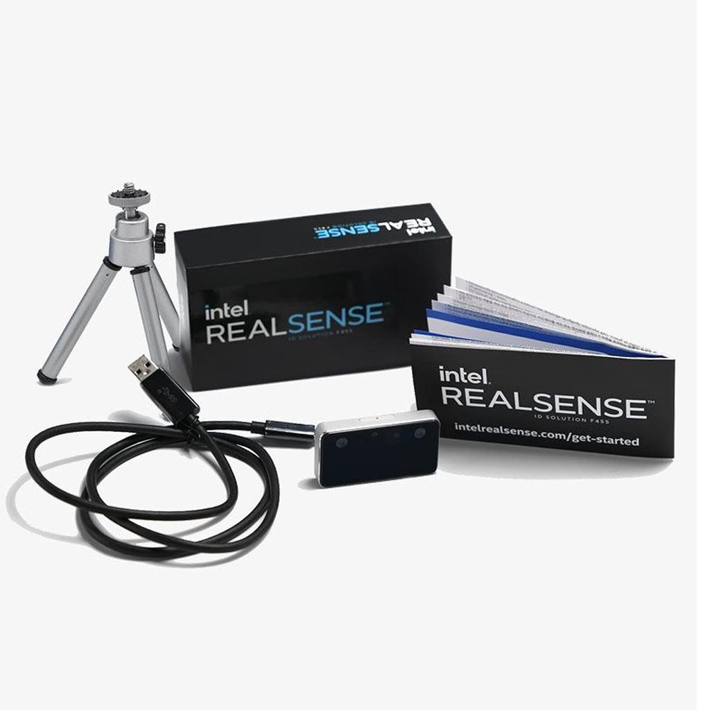 Периферийная камера Intel INTEL RealSense ID F455 для внутреннего распространения (USB-C, AUXSPI, GPIO, распознавание) INT-82635DSF455