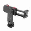 Rotatable Tripod Phone Holder Clamp Clip Mount Adapter with 1 4 Hot Shoe Microphone Mount Cold Shoe 360 Degree Rotatable