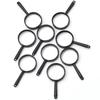 10-20PCS/Pack Black Mini Magnifying Glasses Handheld Reading Magnifiers Lightweight Portable Observation Tools Class Rewards ZYF