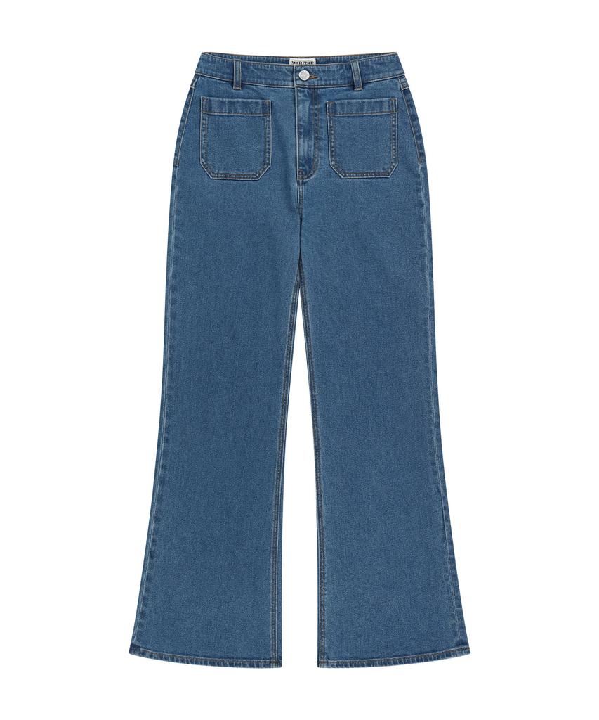 Malittepeulangsowajeobeo W Джинсы Boot-Cut Синие