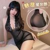 Sexy Nightclub Hip Skirt Passion Seduction Lingerie Women Flirting Pajamas Secretary Playing Costume Slightly Transparent Pure Desire