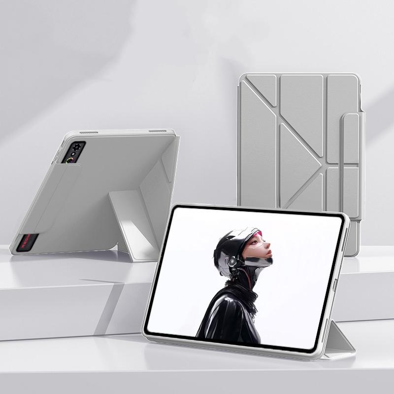 Защитный чехол для игрового планшета RedMagic Astra с функциями ударопрочности и защиты от падений, складной подставкой и функцией пробуждения при открытии