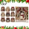 Festive Desktop Signs for Holidays Christmas Faux Diamond Painting Tabletop Ornaments, Beginner-Friendly DIY Acrylic Rhinestone Art Decorative