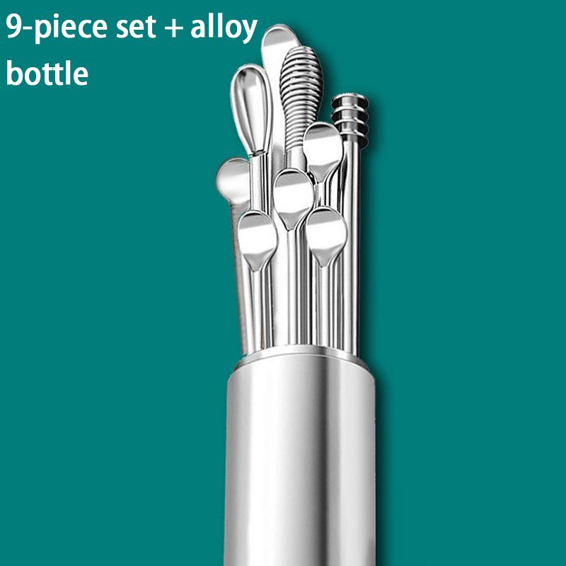 6PCS Ear Cleaning Tool Set Ear Cleaner Spoon Kit Health Care Earpick for Efficient Wax Removal for Adults and Kids
