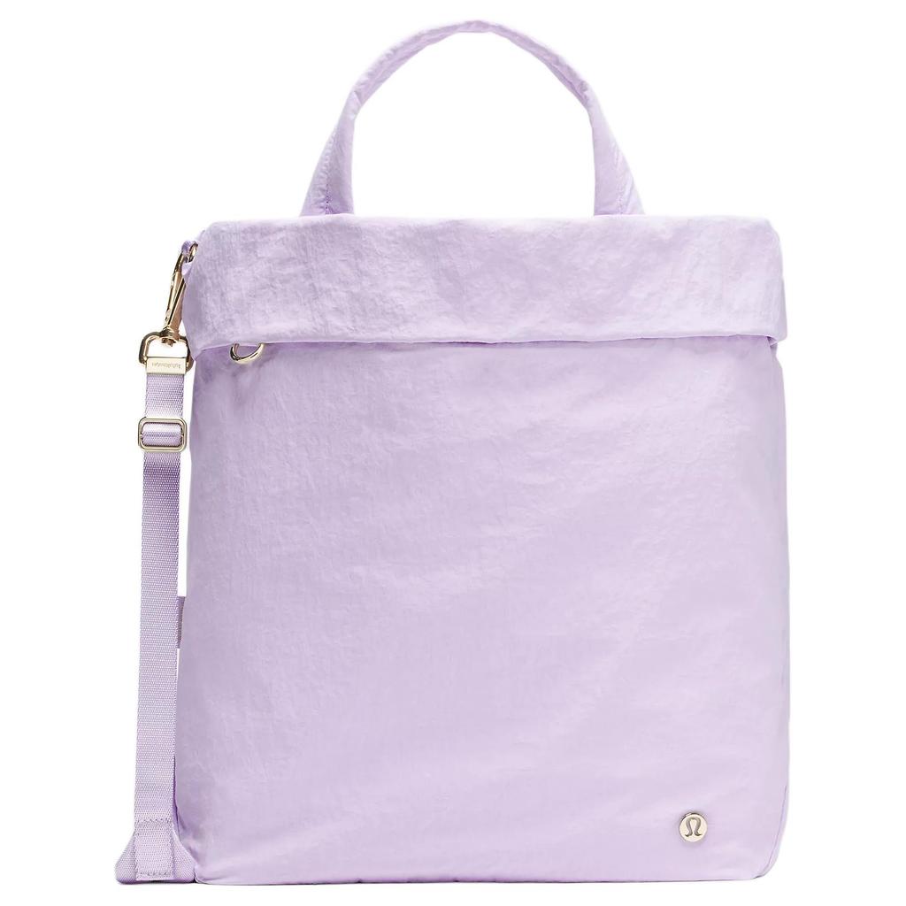 Lululemon On My Level 20L Adjustable Detachable Ruched Strap Tote Bag Women tote Lavender-Frost LW9FNCS-0641