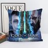 Игровой G-God Of War Ragnarok Наволочка Квадратная Подушка Спальня Диван Отдых Комфортная Подушка Автомобиль Гостиная Домашний Декор