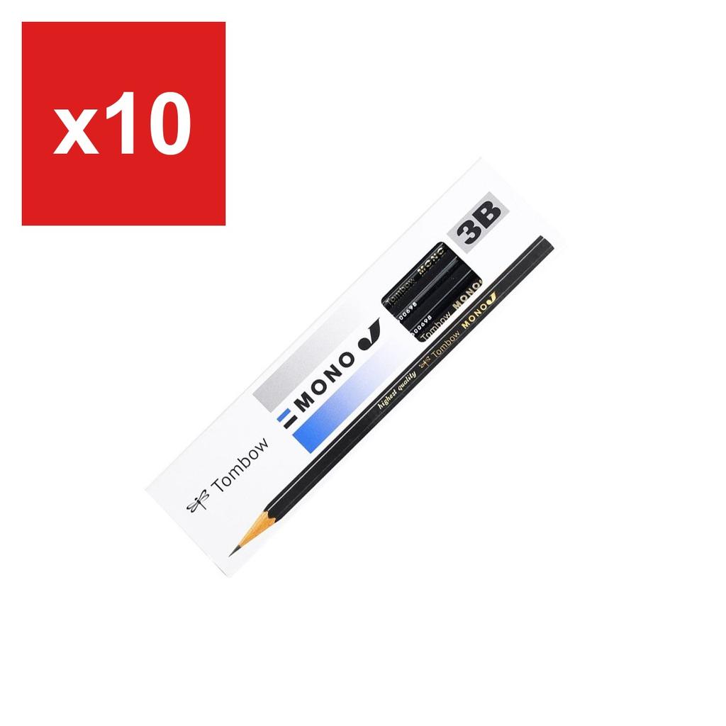 TOMBOW Карандаш 'MONO J', B, Упаковка из 12 штук, MONO-JB