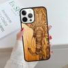 Натуральный бамбуковый деревянный чехол для телефона для iPhone 17 Air 15 16 16e 14 13 Pro Max Coque 12 11 Pro Max PLUS мобильный fundas чехол