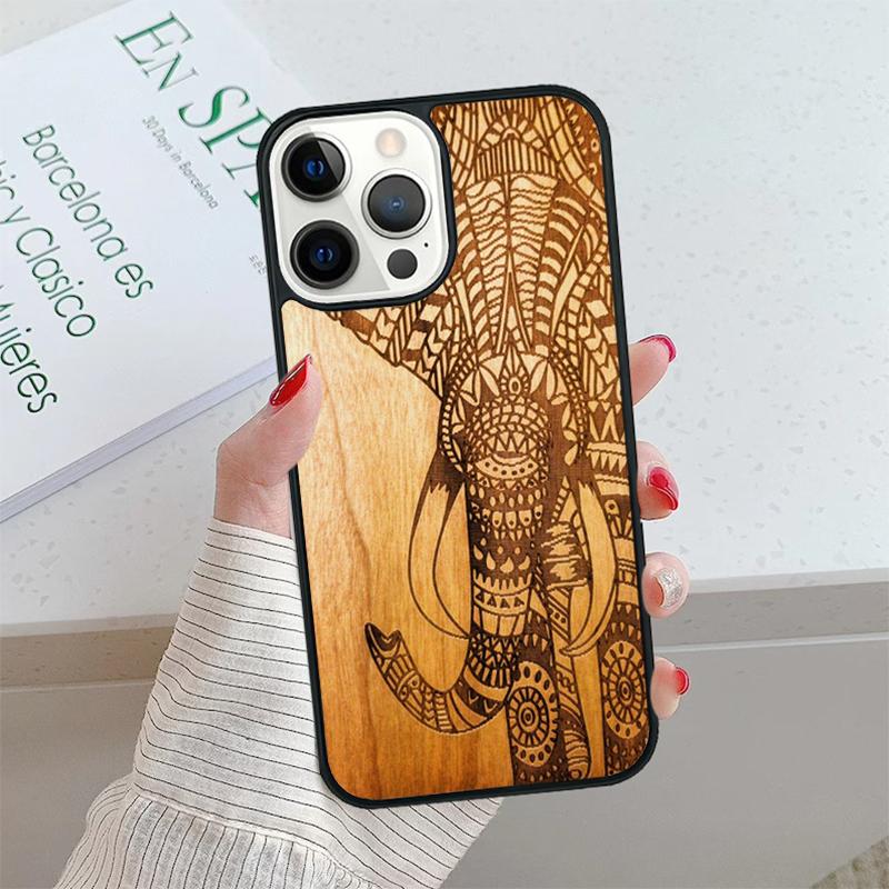 Натуральный бамбуковый деревянный чехол для телефона для iPhone 17 Air 15 16 16e 14 13 Pro Max Coque 12 11 Pro Max PLUS мобильный fundas чехол