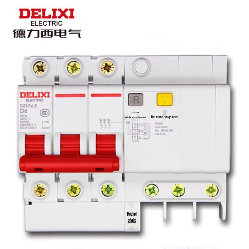 DELIXI ELECTRIC DZ47sLE Circuit Breaker with Leakage Protection