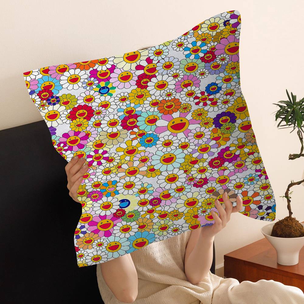 Fashing Ttakashi Mmurakami Pillow Gift Home Office Decoration Bedroom Sofa Car Cushion Cover Case x