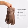 Plush Lining Winter Gloves Warm Thick Gloves New Touch Screen Gloves  Women