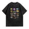 Fishkeeping Fish Species Biology Types Of Aquarium T shirt vintage Washed Versatile Stylish homme Comfortable designer clothes