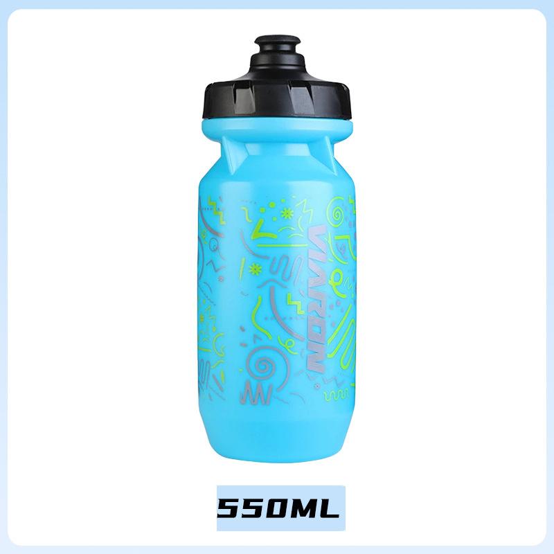 Squeeze sports water bottle, 550ml leak-proof portable cycling bottle for outdoor & bike