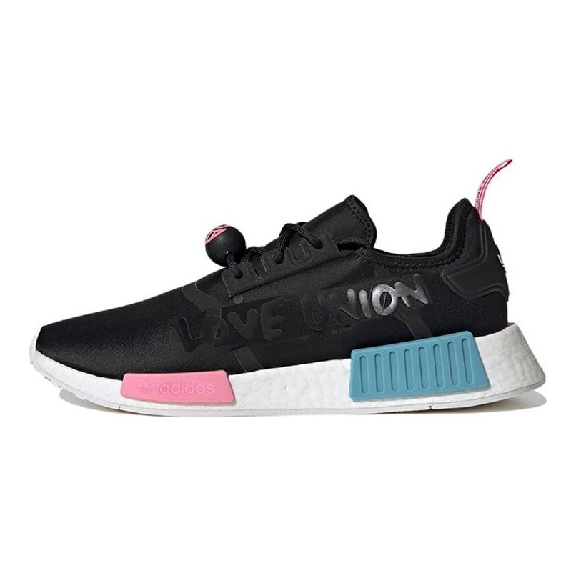 André Saraiva x adidas NMD_R1 Love Union Мужские кроссовки Черный Основной черный Облачно-белый HQ6859