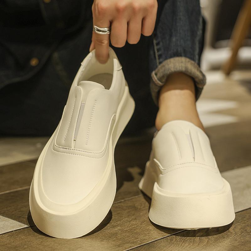Модные классические белые кроссовки для мужчин, удобные кожаные кроссовки, обувь для скейтбординга, мужские кроссовки, балетки, мужские мокасины