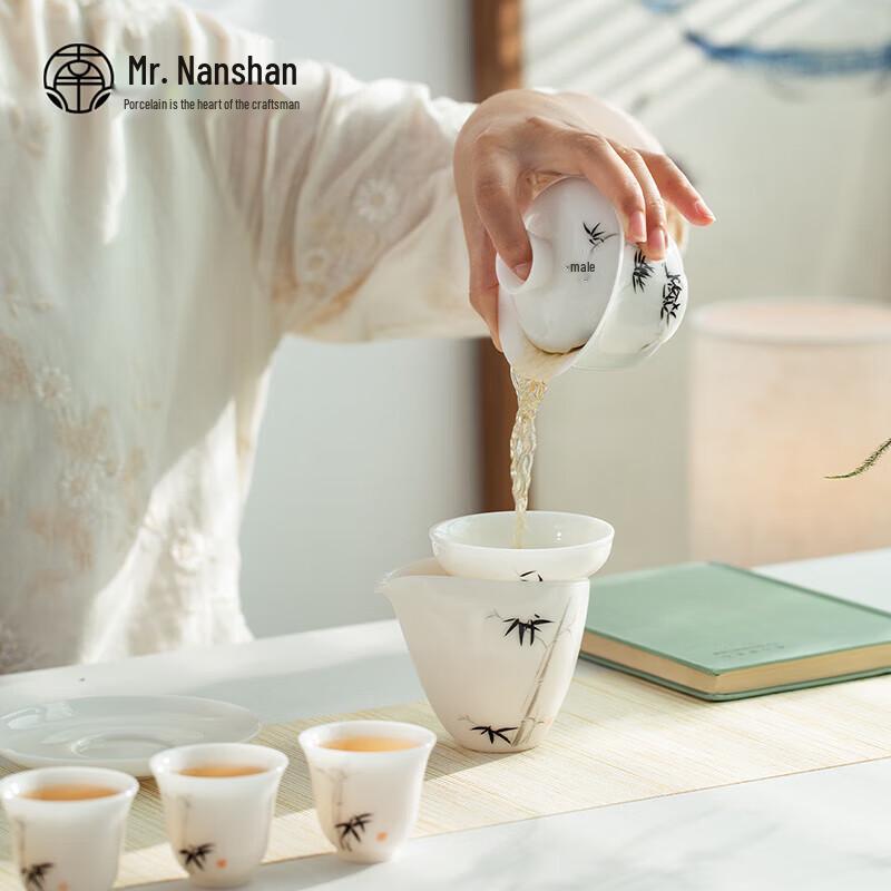 Nanshan Gentleman 9-Piece Ceramic Kung Fu Tea Set