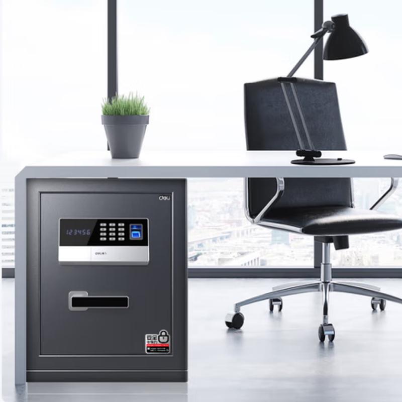 Сейф Deli H480 с отпечатком пальца и паролем