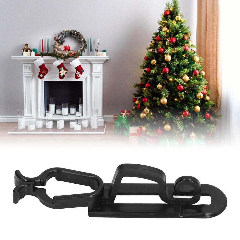 60Pcs 1.8 x 2 x 8.5cm Christmas Light Clips Waterproof Outdoor Light Clips  Gutter Mounting