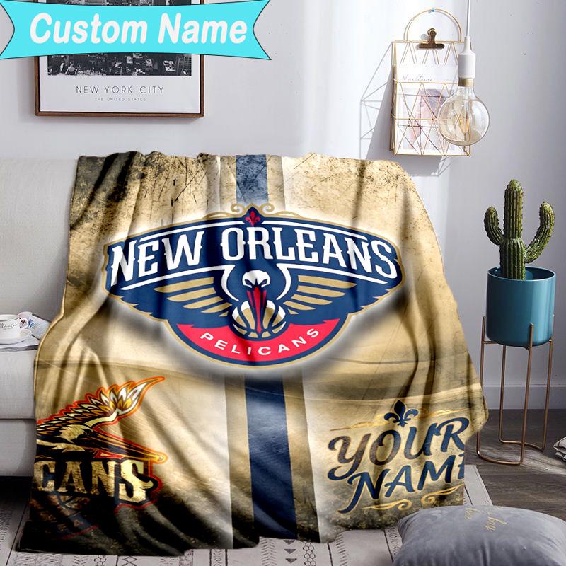Custom Name Blanket New Orleans Helmet Blanket Bedding Blanket for Travel, Camping, Living Rooms, Offices, Sofas, Fan Christmas gift