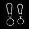 Простая пряжка для брелка из титанового цинкового сплава, разъемное кольцо для брелка, карабин, соединительные застежки для брелка