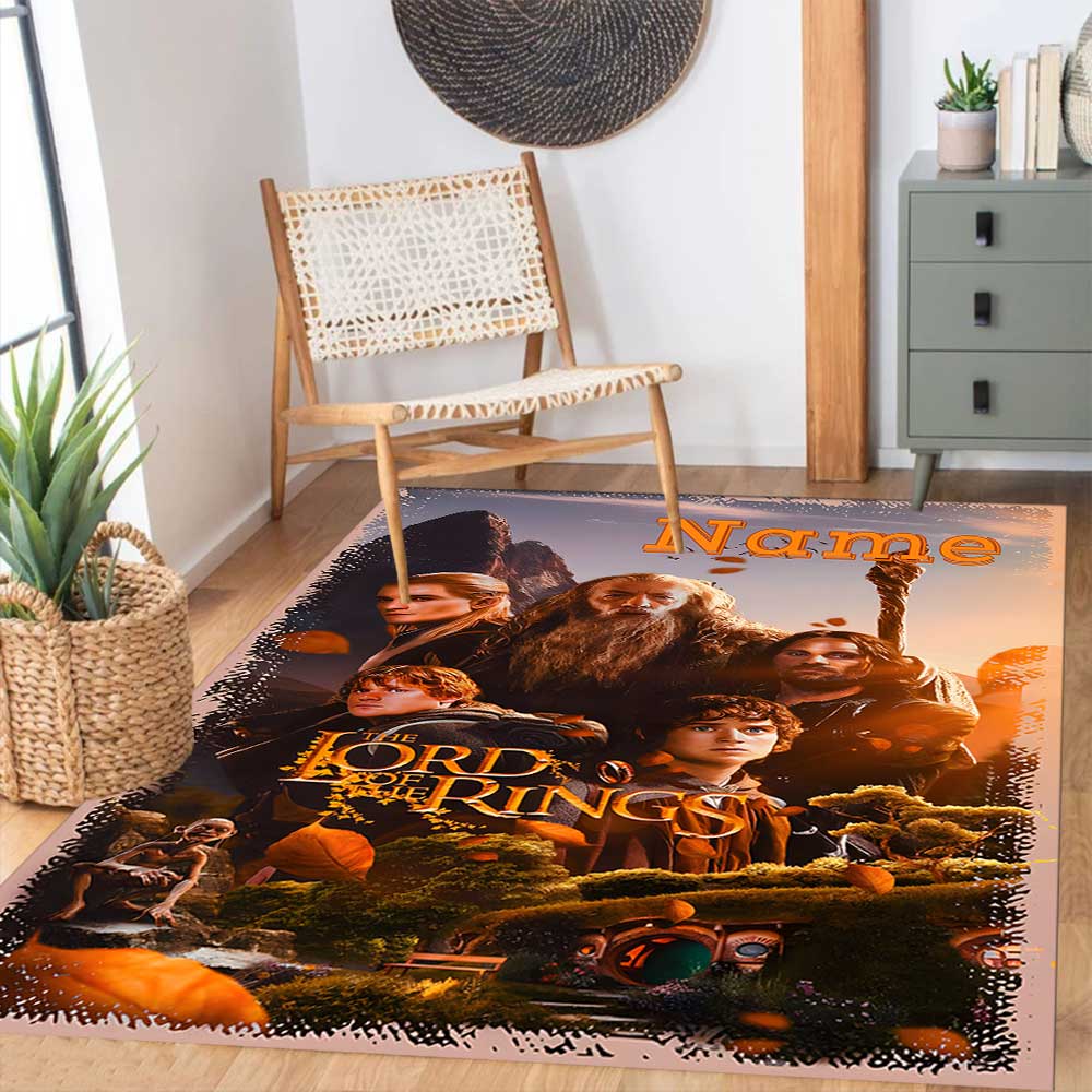 Warner Bros. Works (64) Customize your name rug, office chair cushion, home bedroom living room gift.
