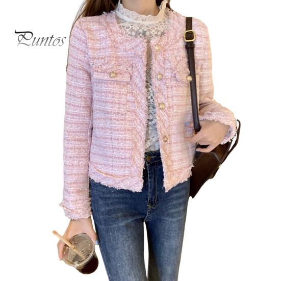 Женская куртка в стиле знаменитостей, короткая, с круглым вырезом, длинными рукавами, однобортный кардиган, рваное пальто, верхняя одежда осень-зима