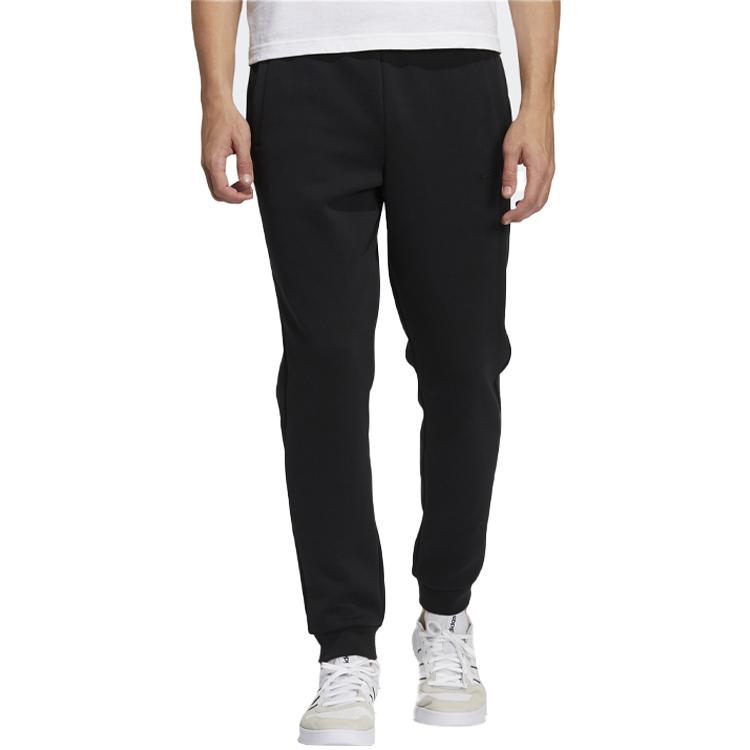 adidas Мужские джоггеры с вязаными манжетами Neo, черные HA0797