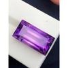 80 Ct Natural Purple Amethyst Baguette Cut Faceted Certified Rare Loose Gemstone