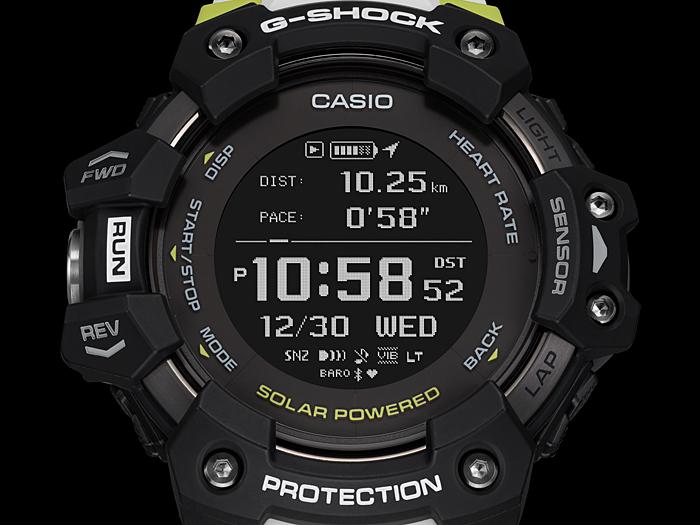 Casio Мужские часы G-SHOCK из нержавеющей стали, водонепроницаемость 200 м, цифровые, ударопрочные, кварцевые, GBD-H1000-1A7