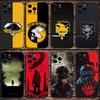 M-Metal Gear S-Solid Игровой Чехол для Телефона Для Apple iPhone 15,14,13,12,11,Pro,X,XS,Max,XR,Plus,Mini Мягкий Черный Чехол