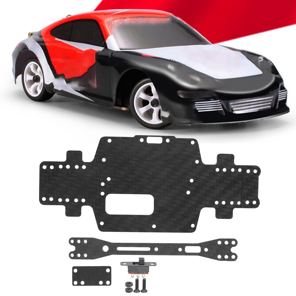 Carbon Fiber Chassis 1/28 Remote Control Car for WLtoys K969/K979/K989/K999/P929/P939