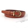 Leather Vintage Belt Women Versatile Decorative Waistband Casual Jeans Strap