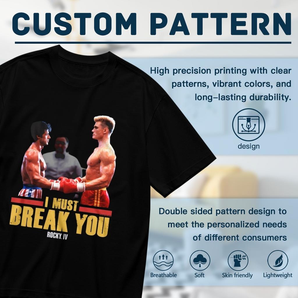 Rocky IV Ivan Drago Must Break You Men's T Shirt Boxing Movie