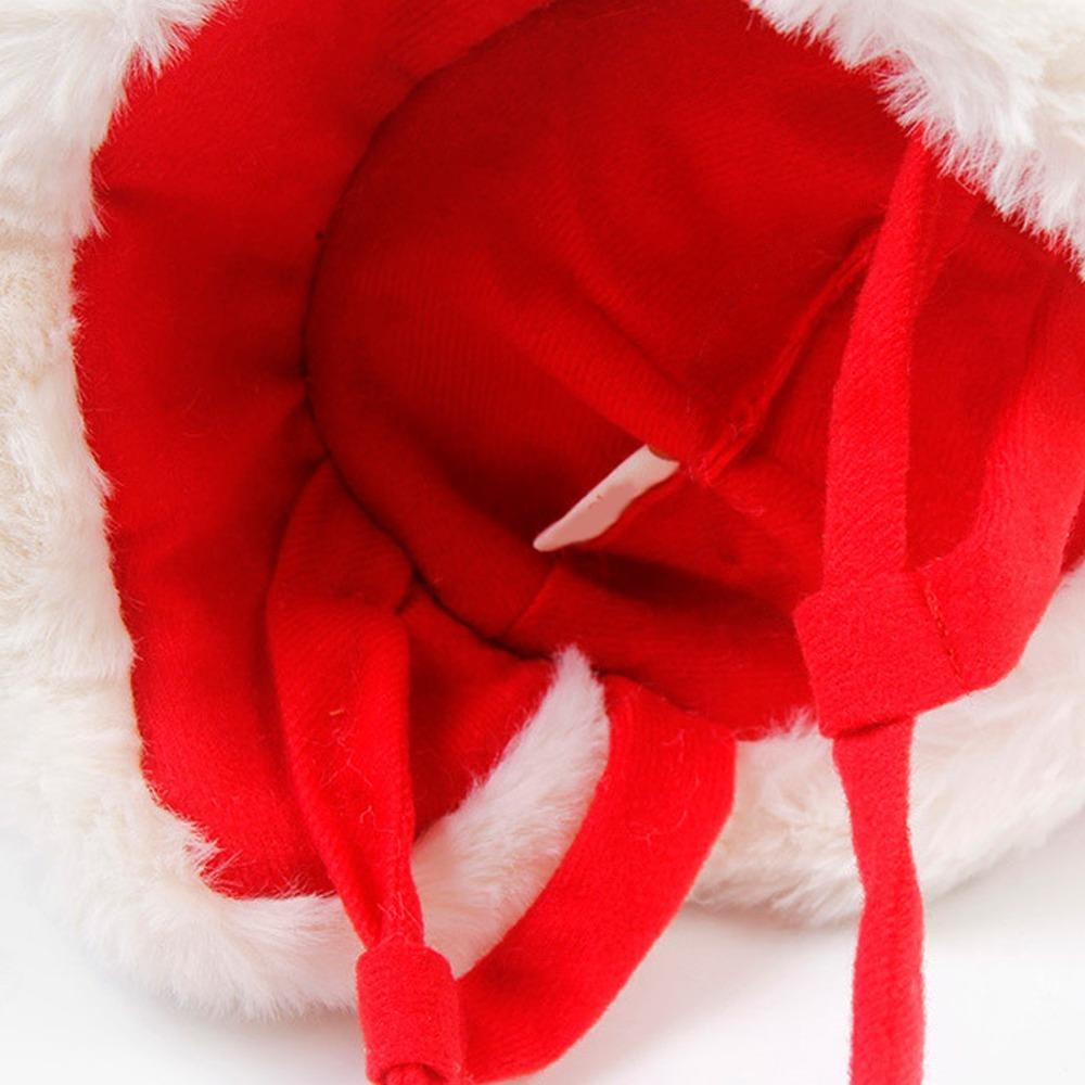 Warm Chinese Style Pet Lion Hat Adjustable Celebration Pet Hat Dog Lion Dance Hat  Pet Photoshoot
