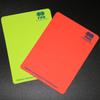 Fluorescent Red & Yellow Card Set with Leather Case for Referees
