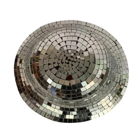 Yousheng Блестящая Светоотражающая Зеркальная Панама в Стиле Диско Шляпа Рыбака Фестивали Дни Рождения Вечеринка в Ночном Клубе Кепка Модный Аксессуар