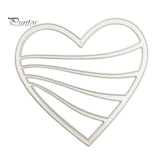 Полое сердце, декоративное тиснение, трафарет, фотоальбом, DIY, штампы для резки