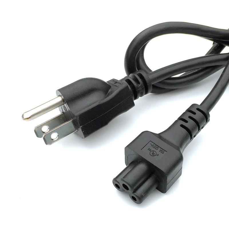 US Standard SJTW SJTOW Power Cord with UL Three-Pin C13/C15 Connector, 10A/13A/15A, 3-Core American Plug.