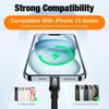 Type C to Type C 100W PD Fast Charging Cable For iPhone 16 15 Series MacBook Xiaomi Oneplus 8K USB 3.2 20Gbps Transfer Data Cord