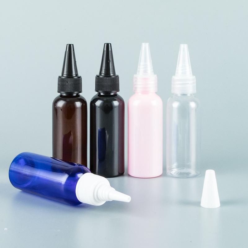 Косметический флакон 50 мл с заостренным колпачком для эссенции или лосьона