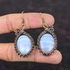 Серьги из голубого кружевного агата, серьги с медной проволокой, ювелирные изделия из драгоценных камней и меди, серьги ручной работы в этническом стиле, ювелирные изделия с проволочной оберткой, подарок для невесты